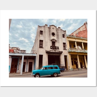 Cuba Movie Theater, Havana, Cuba Posters and Art